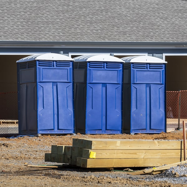 how can i report damages or issues with the porta potties during my rental period in Dousman Wisconsin